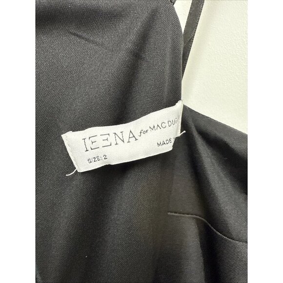 Mac Duggal Size 2 Black 55668 Floral One Shoulder Cut Out Cocktail Gown Dress - Picture 11 of 12